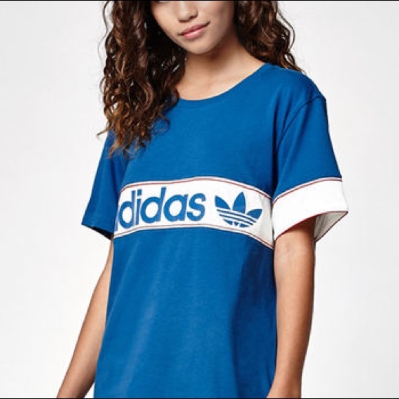 adidas Tops - Adidas Velvet Logo Tee